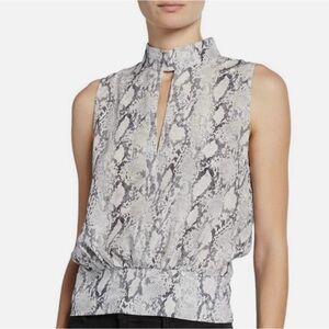 Snakeskin Sleeveless Top